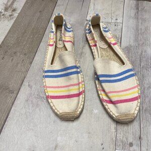 Soludos Striped Espadrilles Flats Size 7